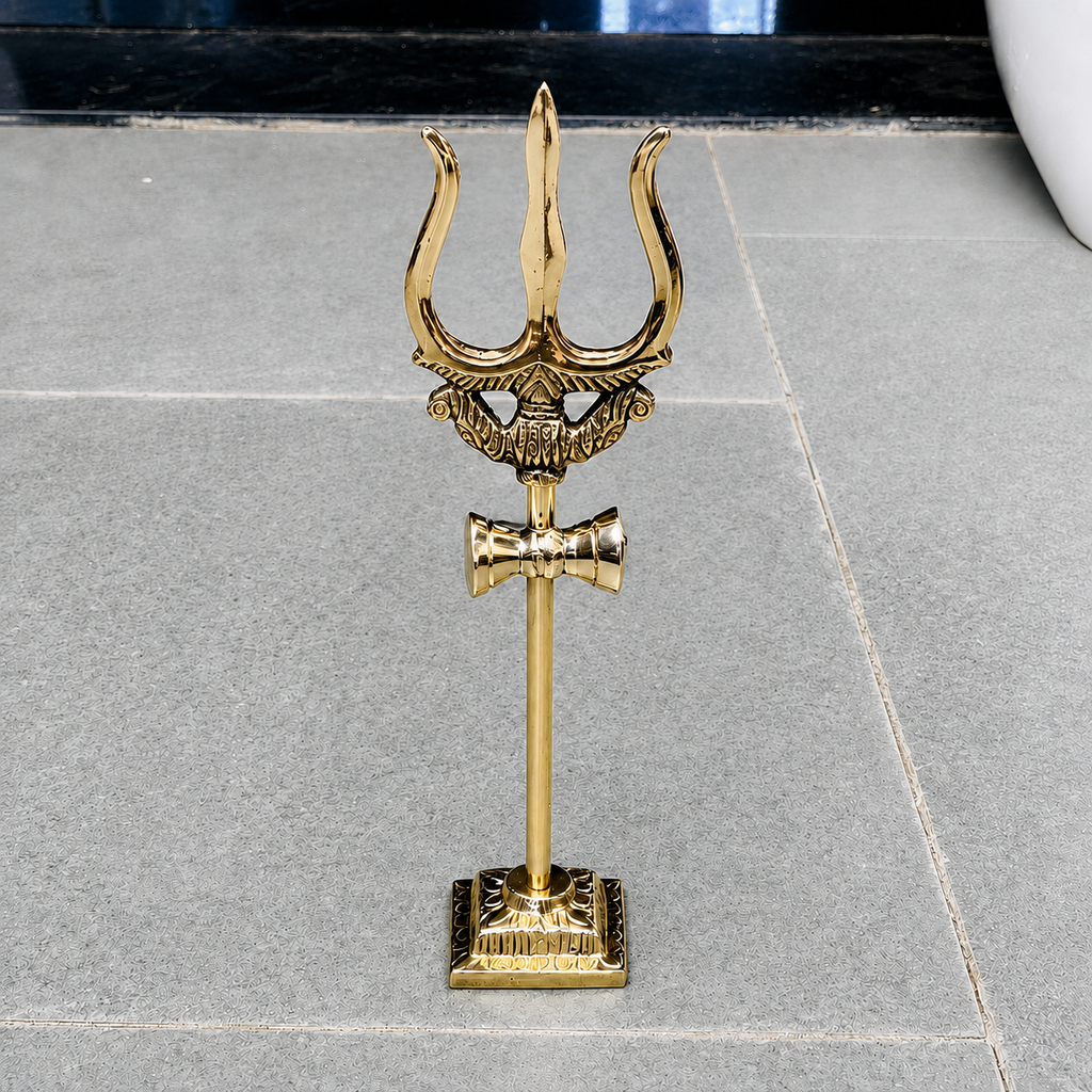5 Inch Shivling Trishul
