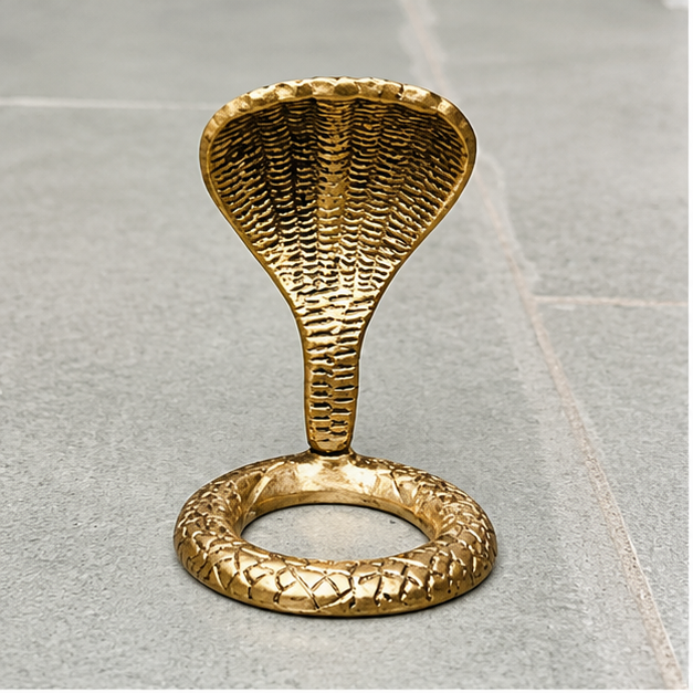 6 Inch Shivling Naag | Premium Shivling Accessory for Home Temple
