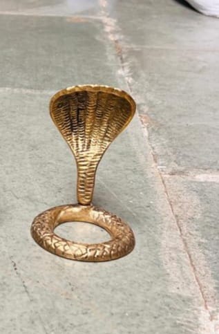 4 Inch Shivling Naag | Premium Shivling Accessory for Home Temple