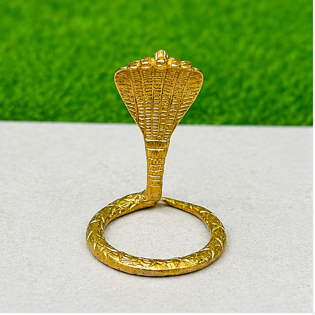 6 Inch Shivling Naag | Premium Shivling Accessory for Home Temple